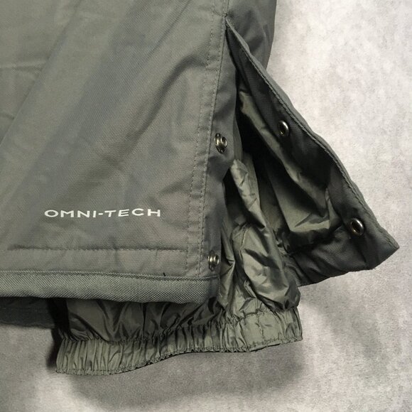 Columbia Mens Ski Pants size Medium Regular Gray Nylon Omnitech Pockets - Picture 9 of 16